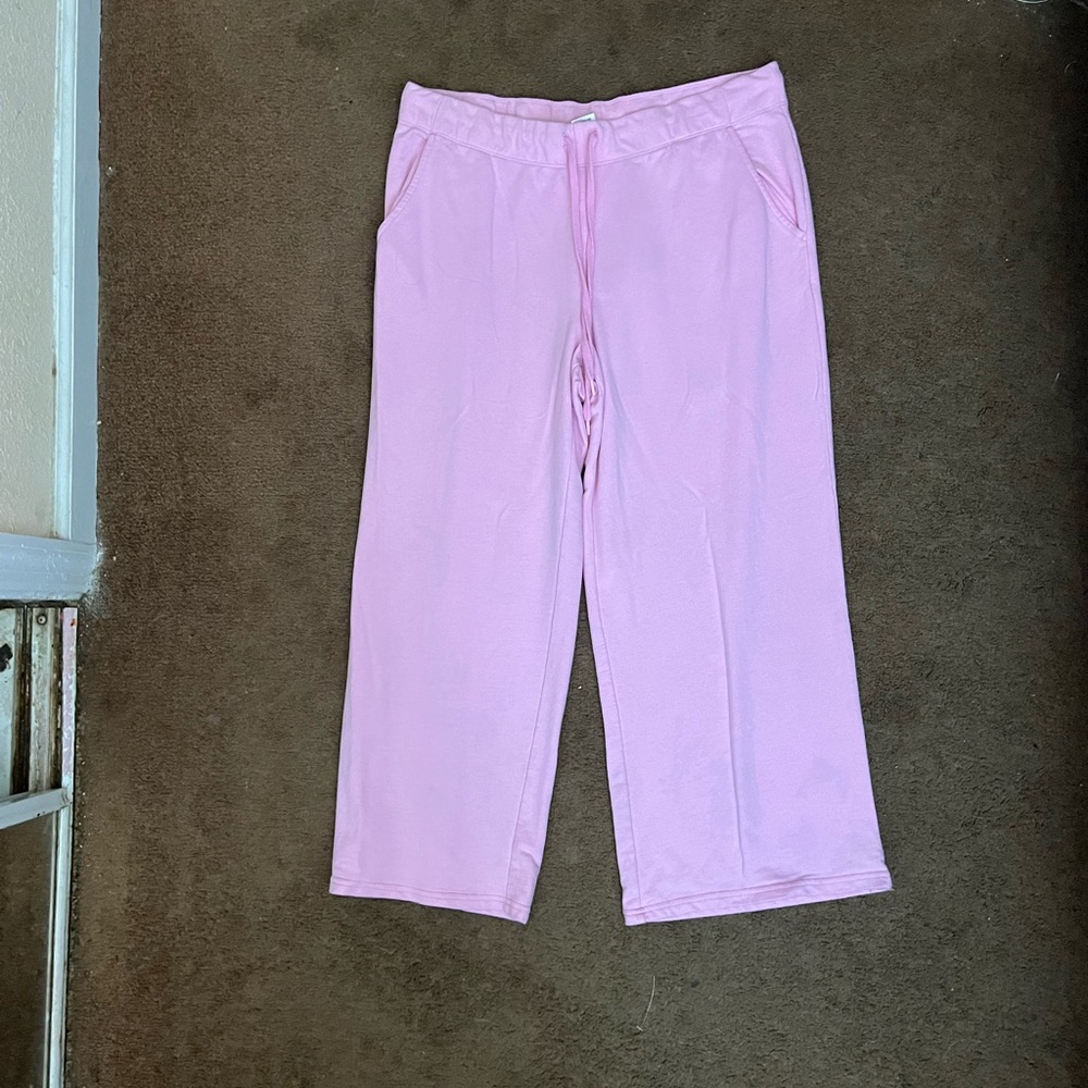Pink Wide-Leg Pants